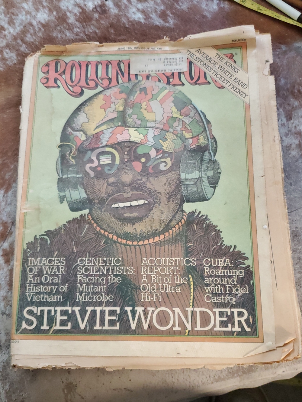 the Rolling Stones Magazine Steve Wonder